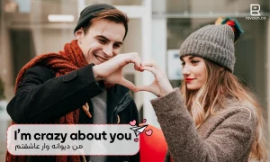 من دیوانه وار عاشقتم به انگلیسی