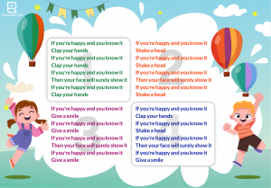 شعر و ترانه‌های خوب برای کودک: if you are happy
