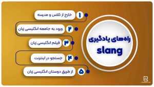 راه‌های یادگیری اسلنگ slang