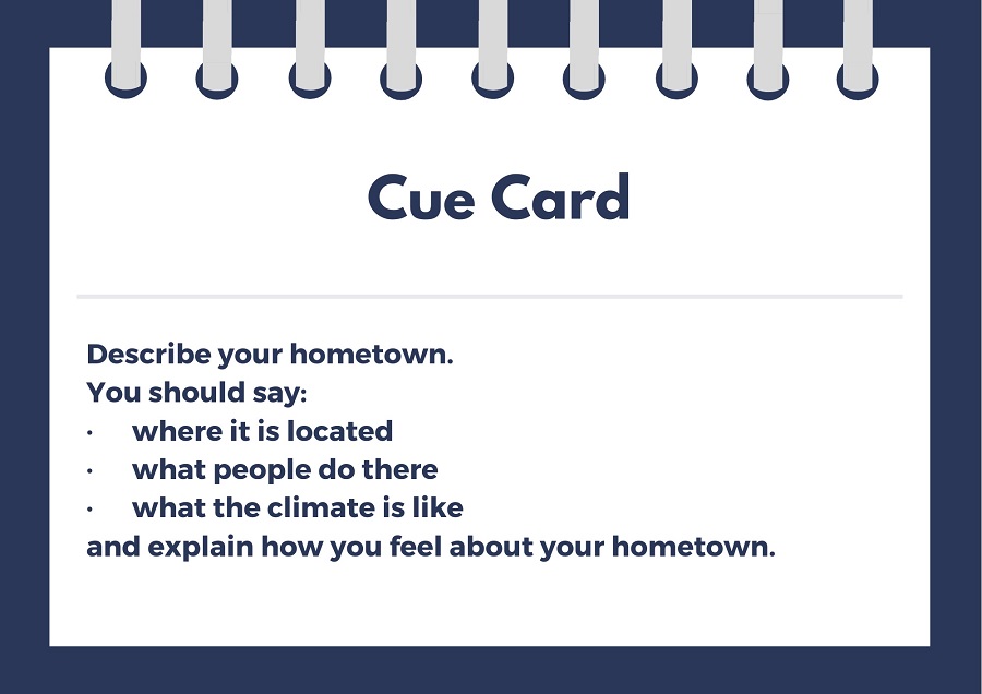 بخش دوم امتحان اسپیکینگ آیلتس یا کیوکارت (cue card)