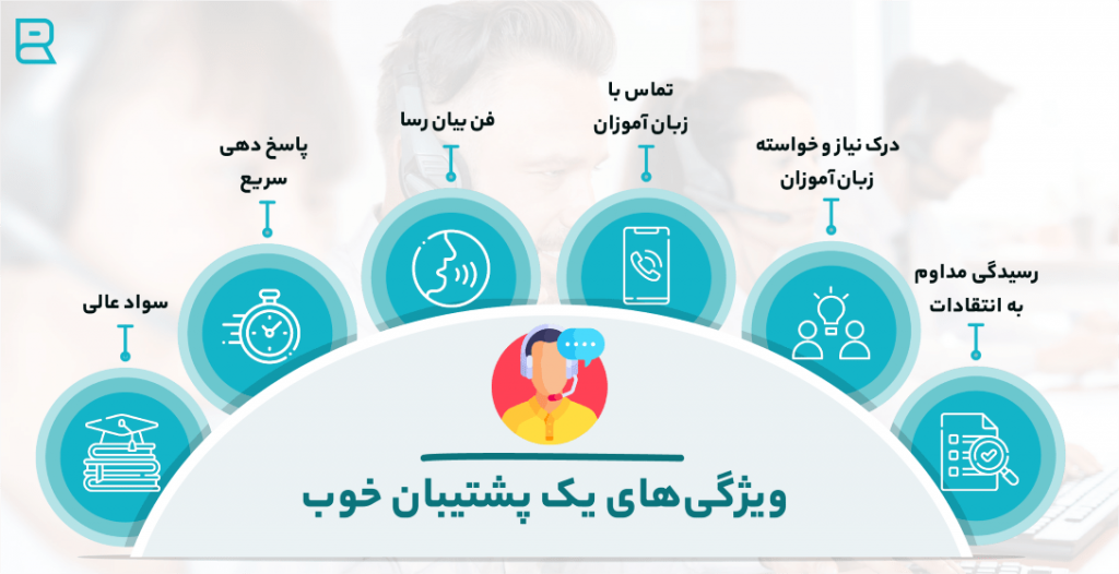 ویژگی پشتیبان خوب