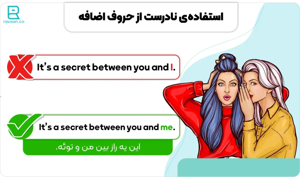 استفاده نادرست از حروف اضافه