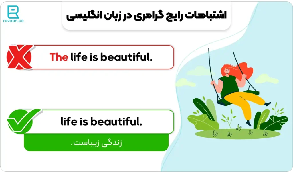 اشتباهات رایج گرامری در زبان انگلیسی