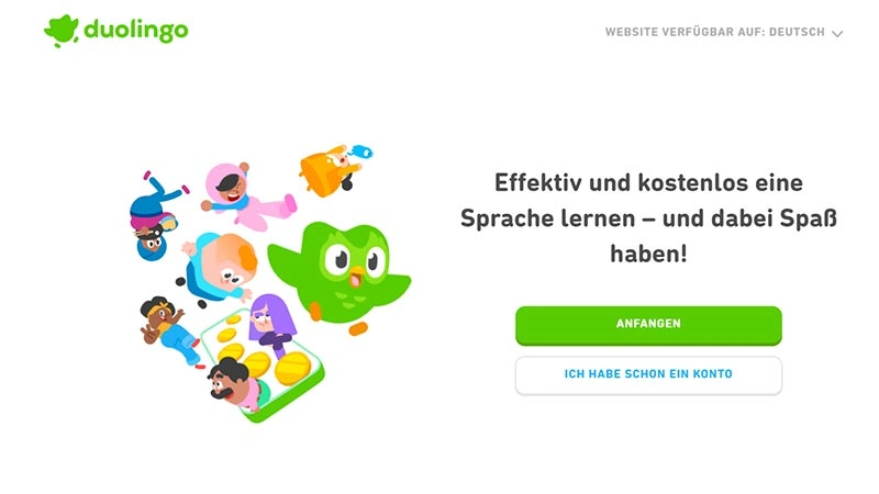 برنامه Duolingo (دولینگو)